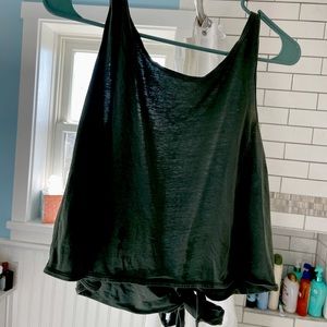 Lululemon back tie crop top